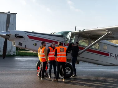 Préparation pour l'entraînement des parachustistes professionnels