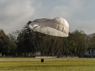 atterrissage d'un largage