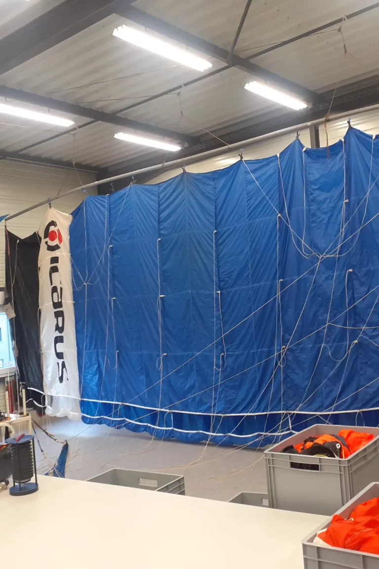 Entretien d’une voile de parachute Entretien de parachute