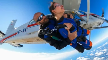 Saut en parachute Tandem au dessus de Vannes, Meucon, Monterblanc