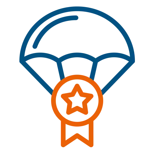 Assurance saut paracbute tandem