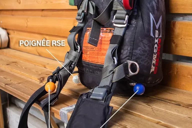 poignees-sac-tandem description poignées parachute tandem