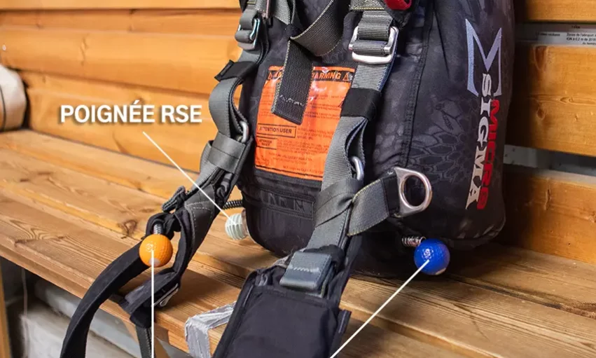 poignees-sac-tandem description poignées parachute tandem