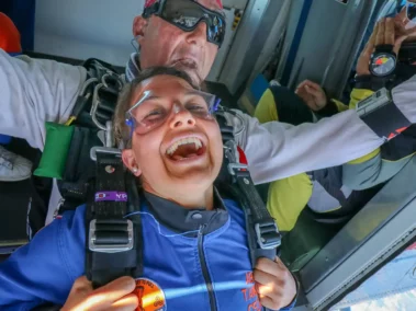 Mise en place à la porte de l'avion !