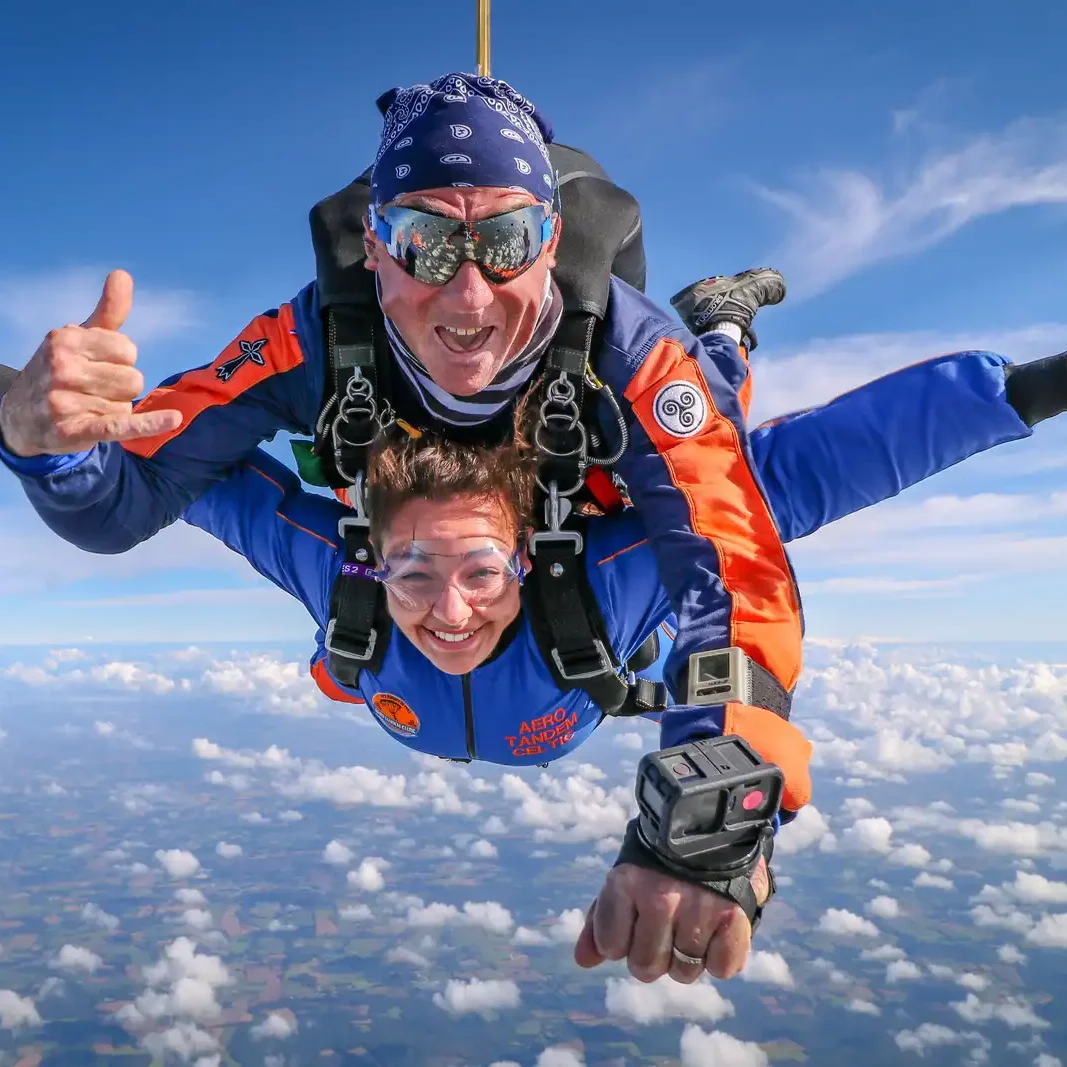 Chute libre à Vannes en Morbihan, Bretagne
