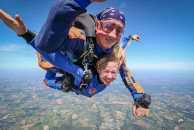 Chute libre à Vannes en Morbihan, Bretagne