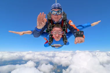 Coucou depuis les airs en mode Superman