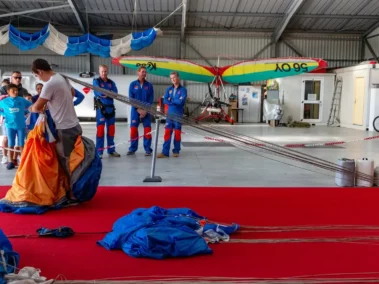 Pliage des parachutes