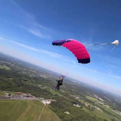 Vol sous voile saut parachute tandem à Vannes