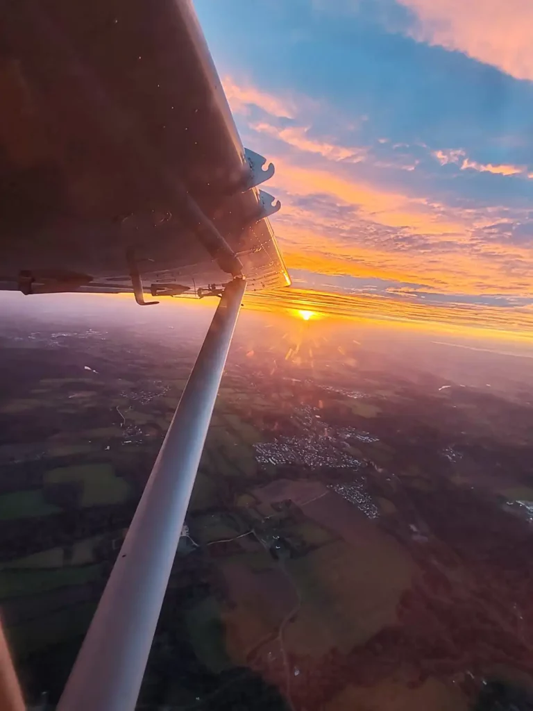Coucher de soleil au dessus de Vannes
